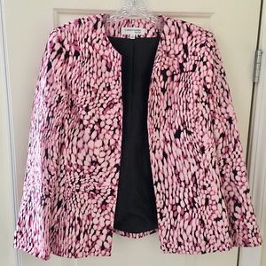Le Suit Collection Blazer w/Pink Pattern Size 12